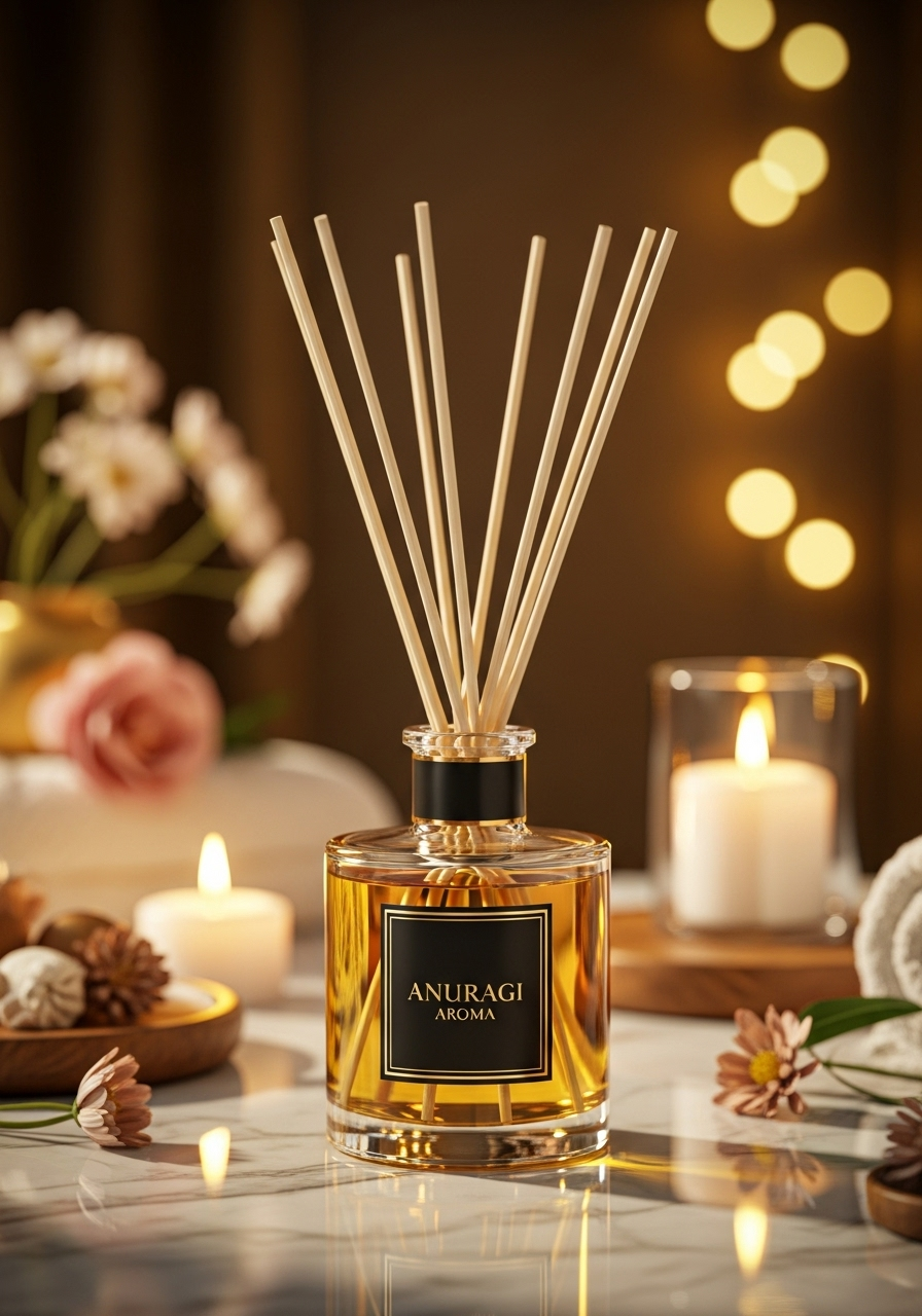 Aromatic diffuser with reeds
