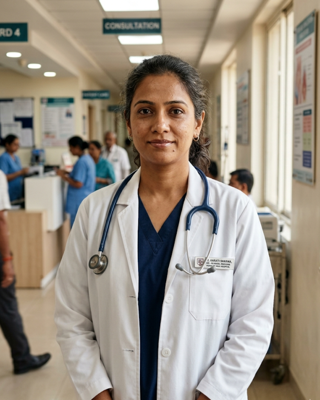 Dr. Neha Kapoor in clinical setting
