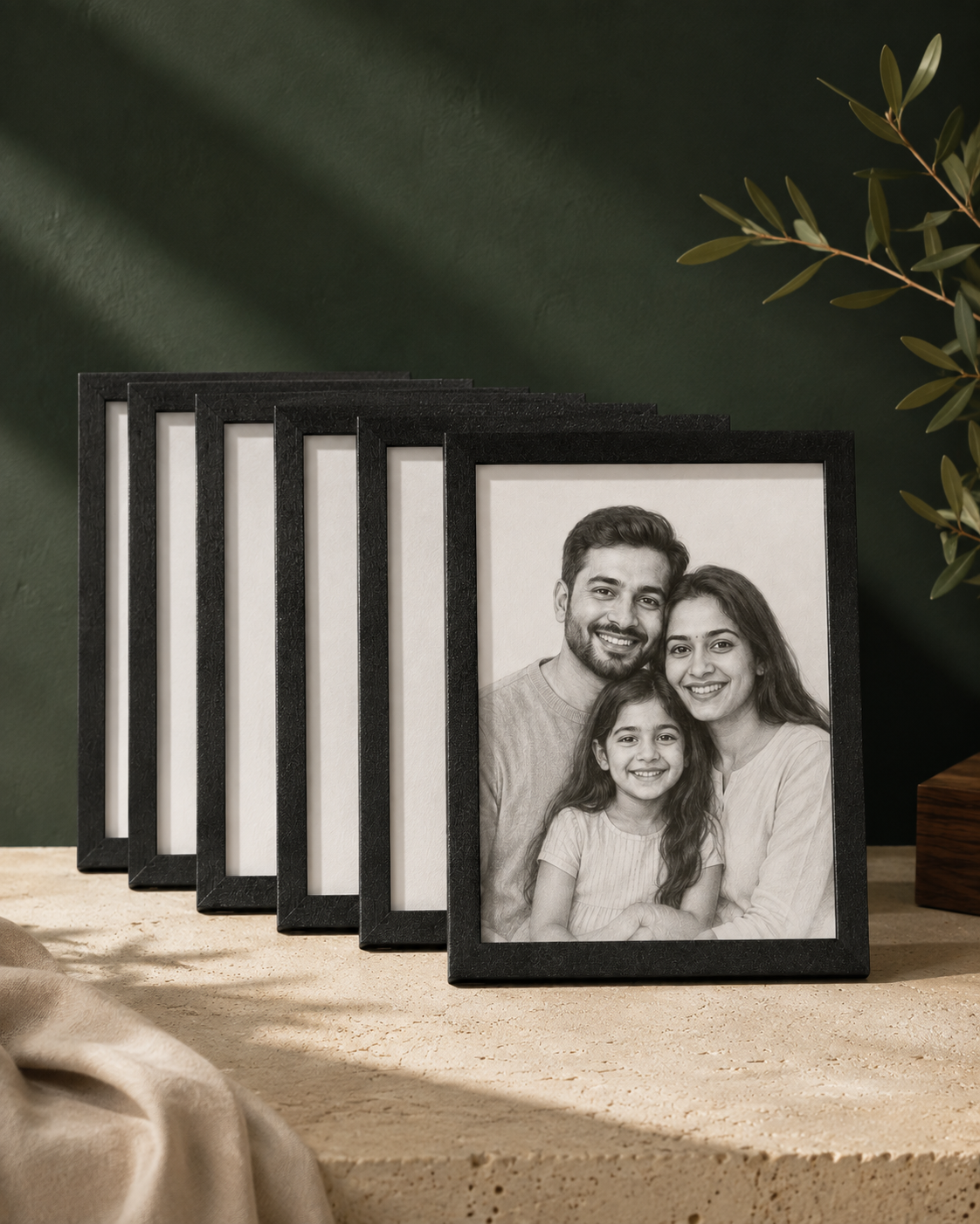 Framed Sketch Sample 5 - Custom Photo Gift