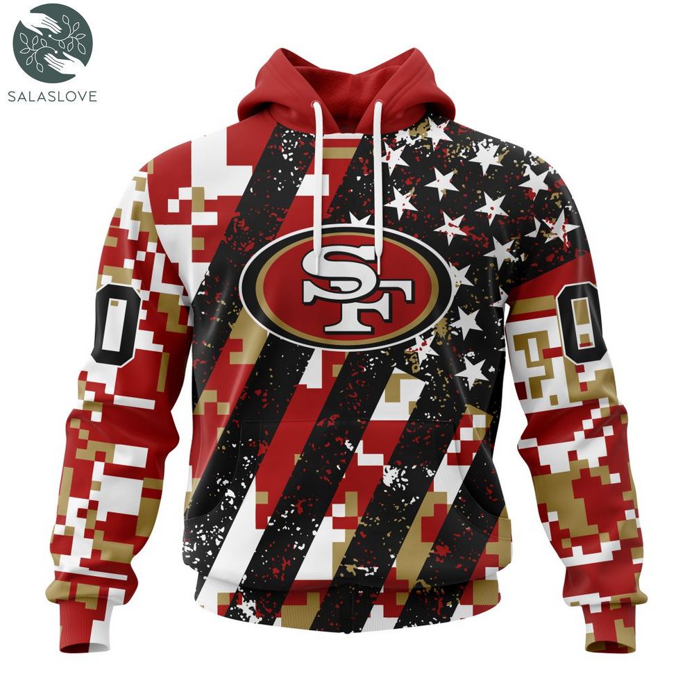 Top NFL Special Camo Design For Veterans Day Hoodie - Salaslove