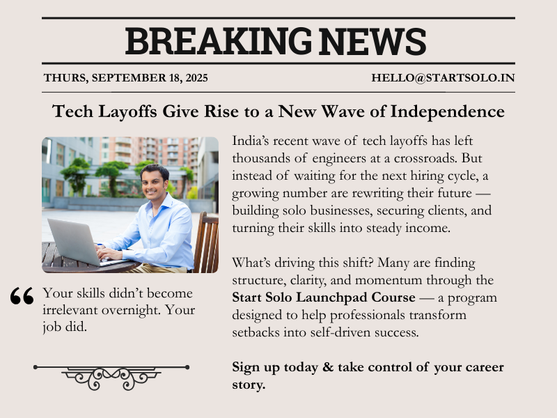 Professional working on laptop