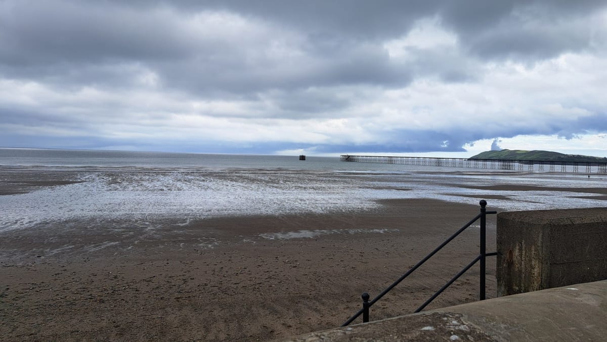 Ramsey Beach and pier