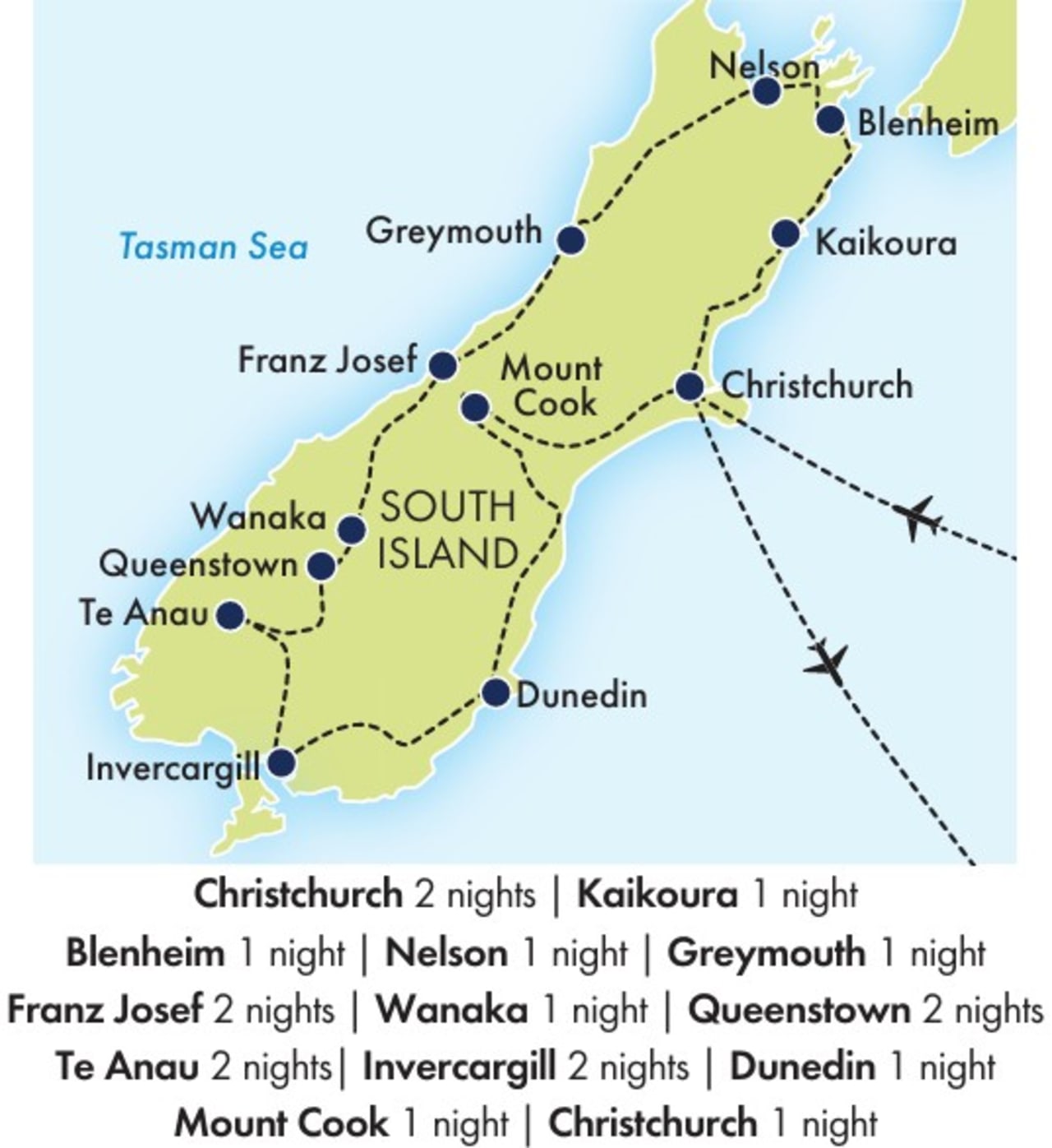 South Island (NZ) tour
