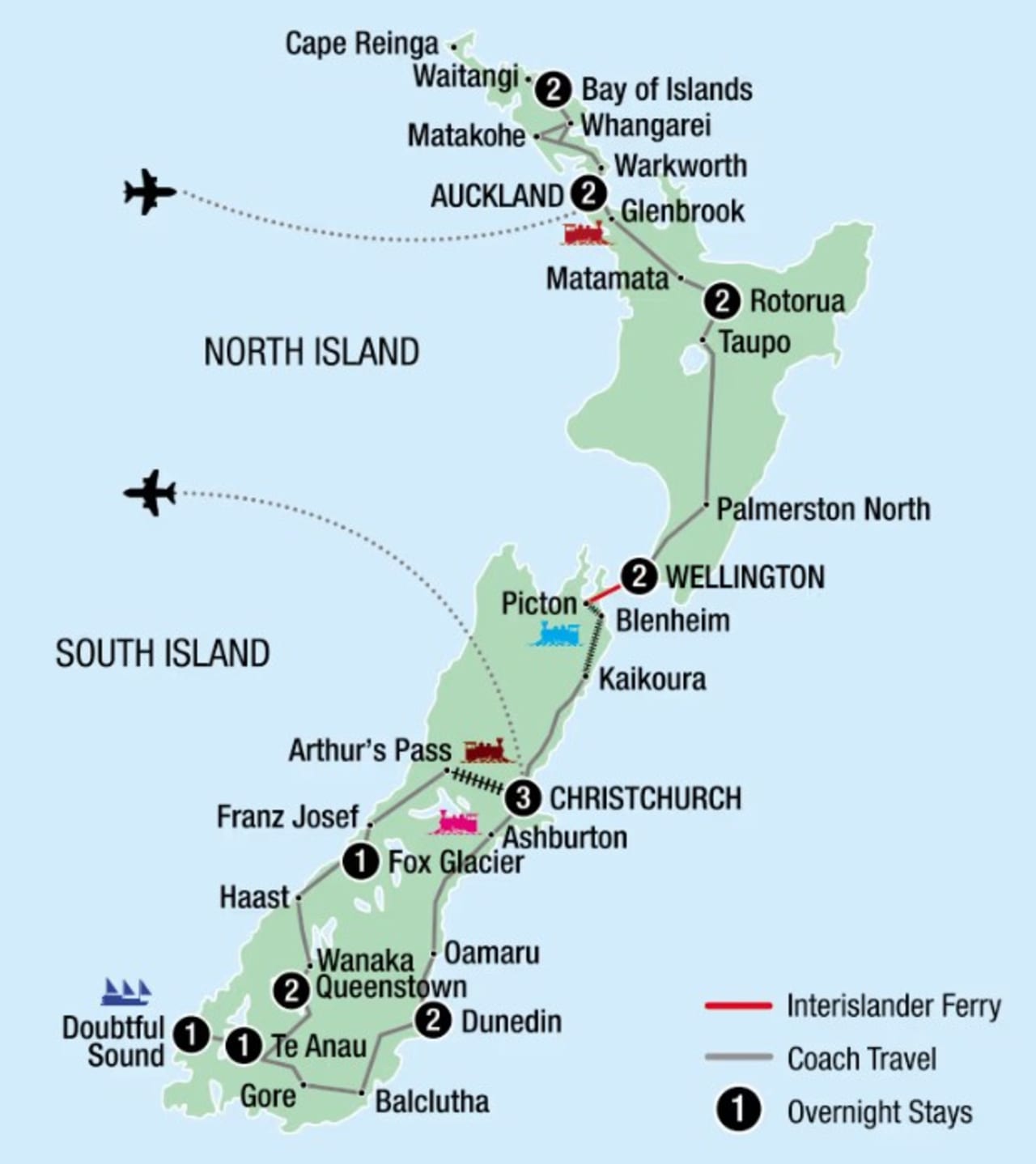 19 Ultimate NZ tour
