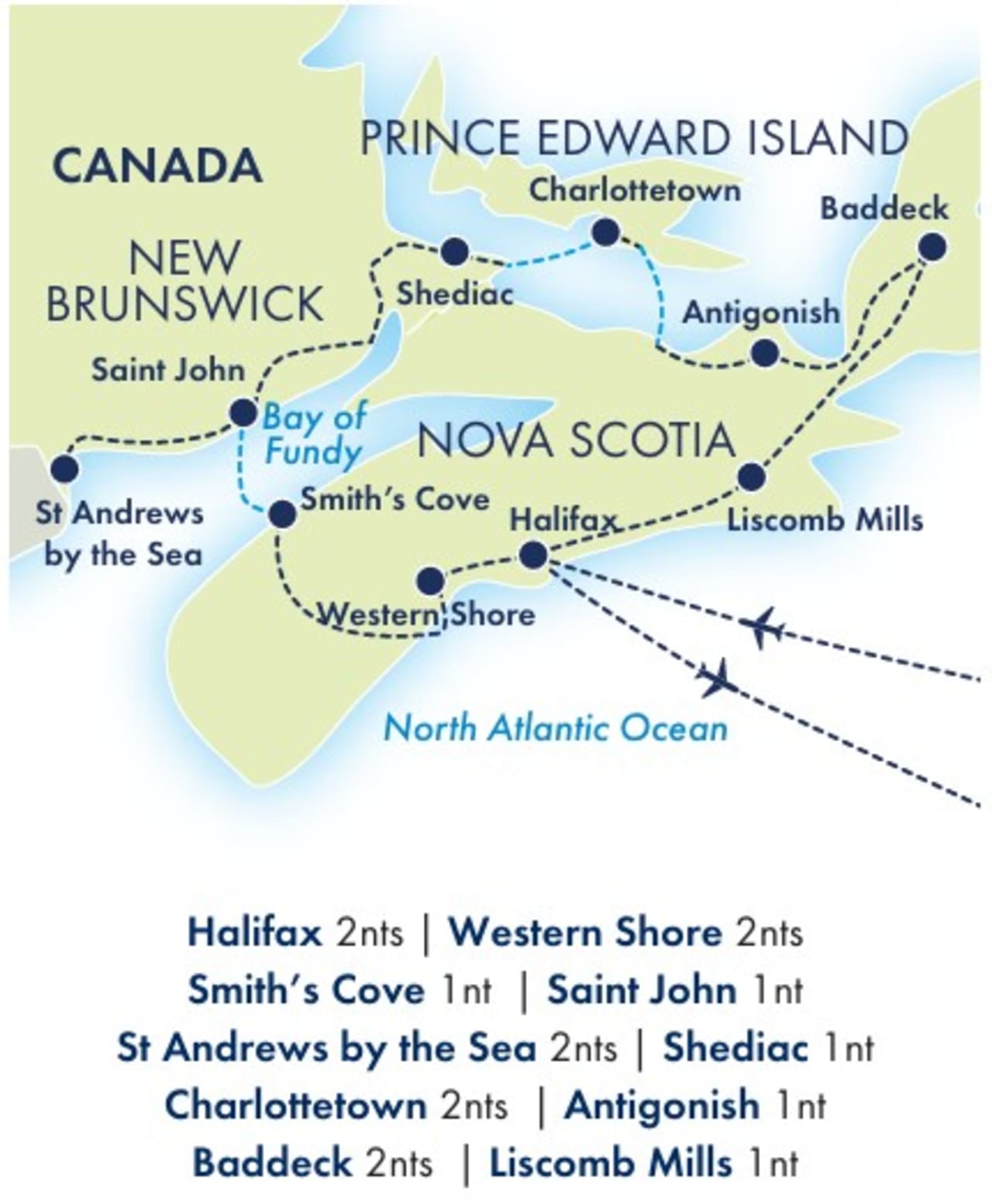 Canadian Maritimes tour