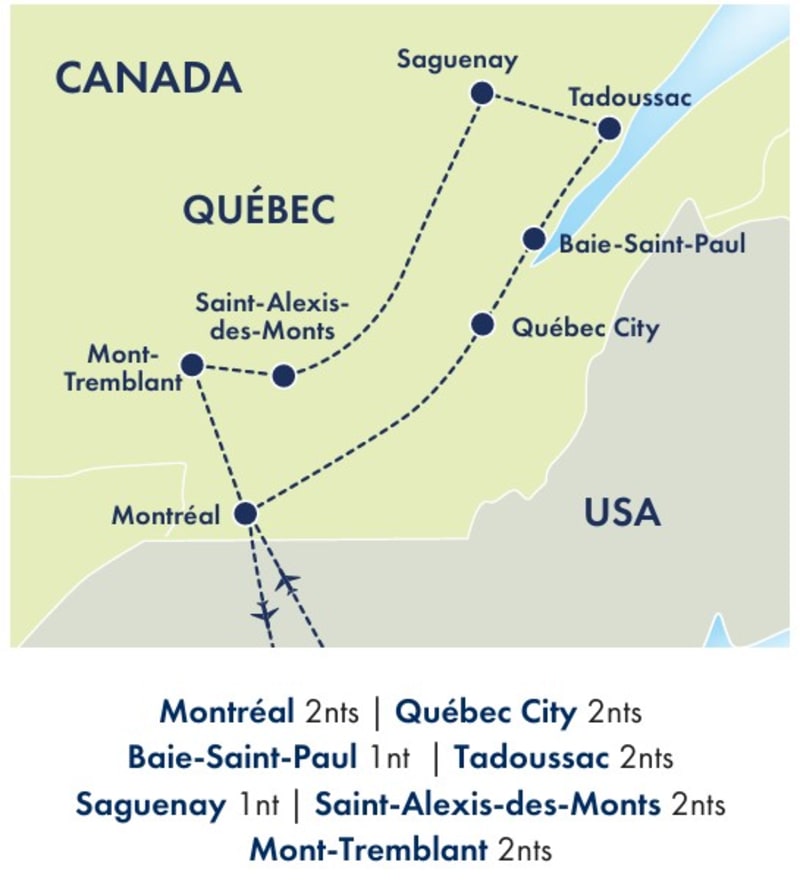 Quebec City Breaks tour