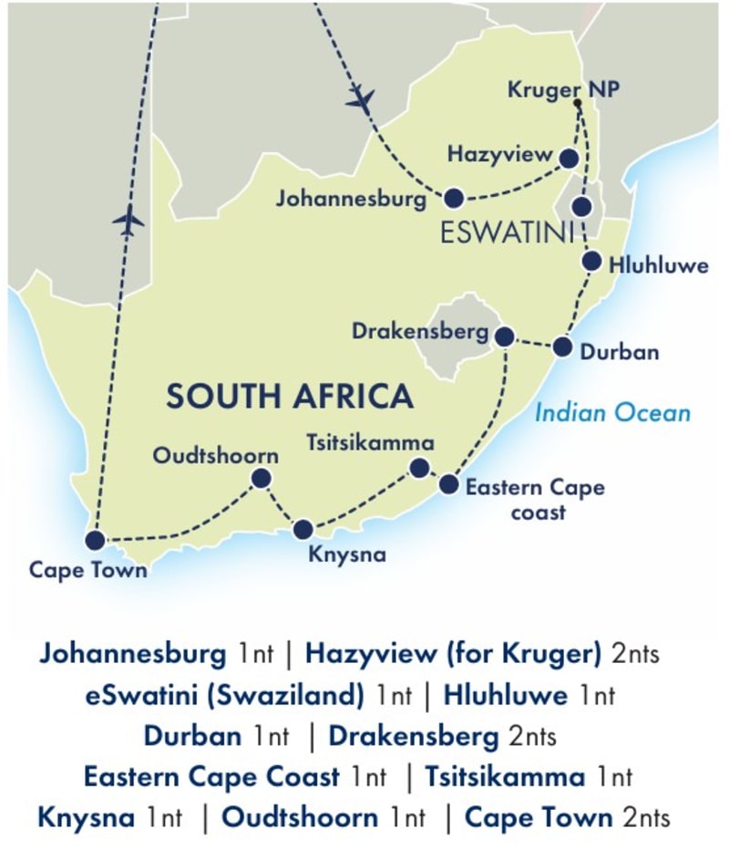 Glimpses of SA tour