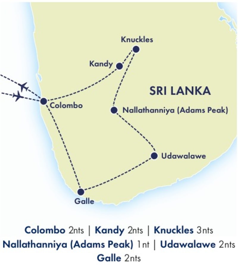 Sri Lanka splendours tour