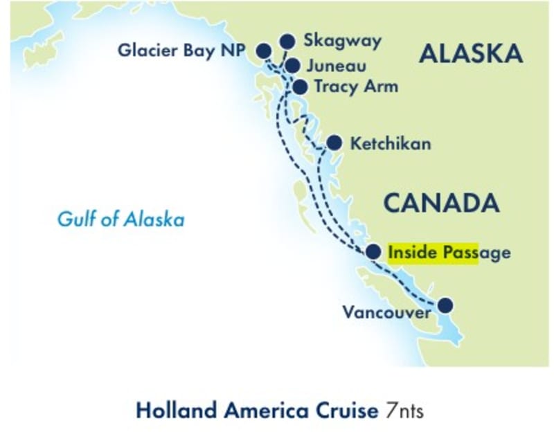 Alaskan passage tour