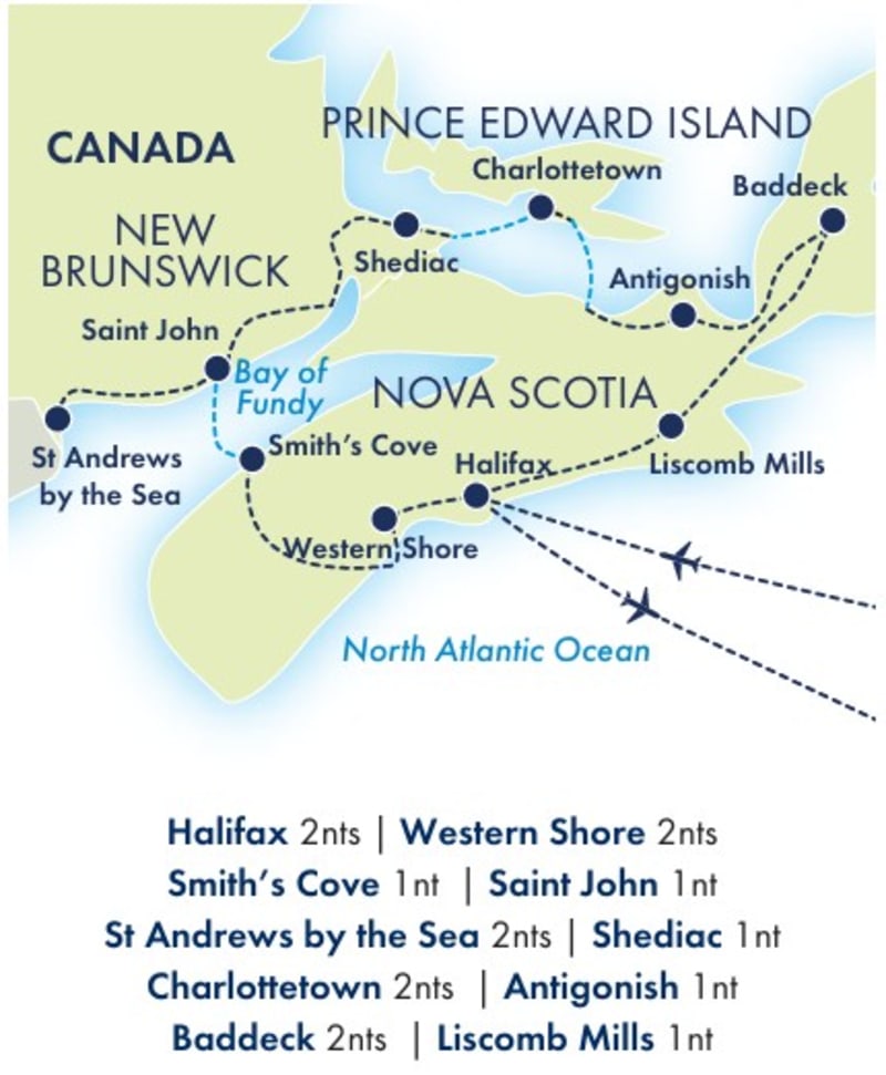 Canadian Maritimes tour