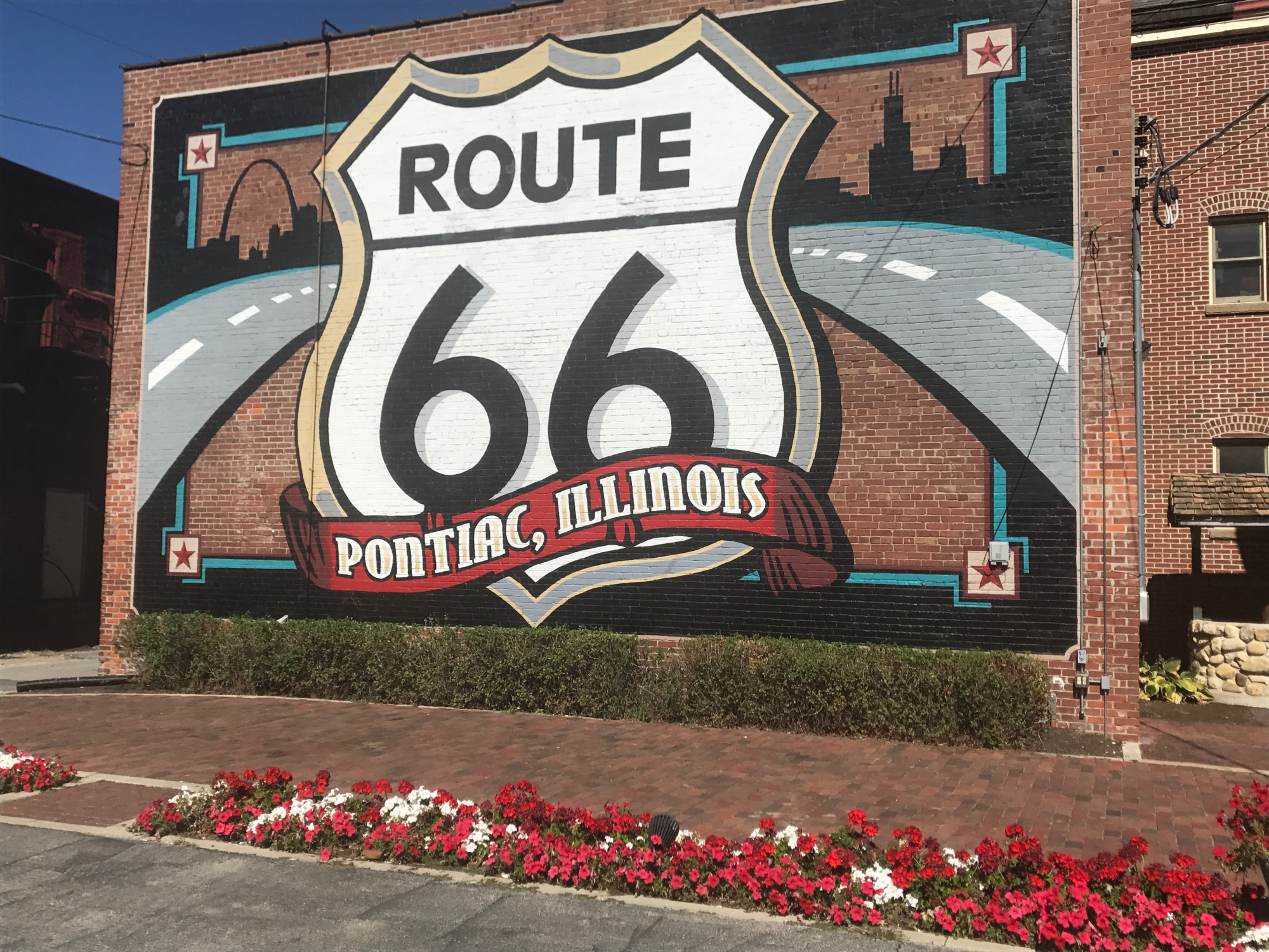 Route 66 wall