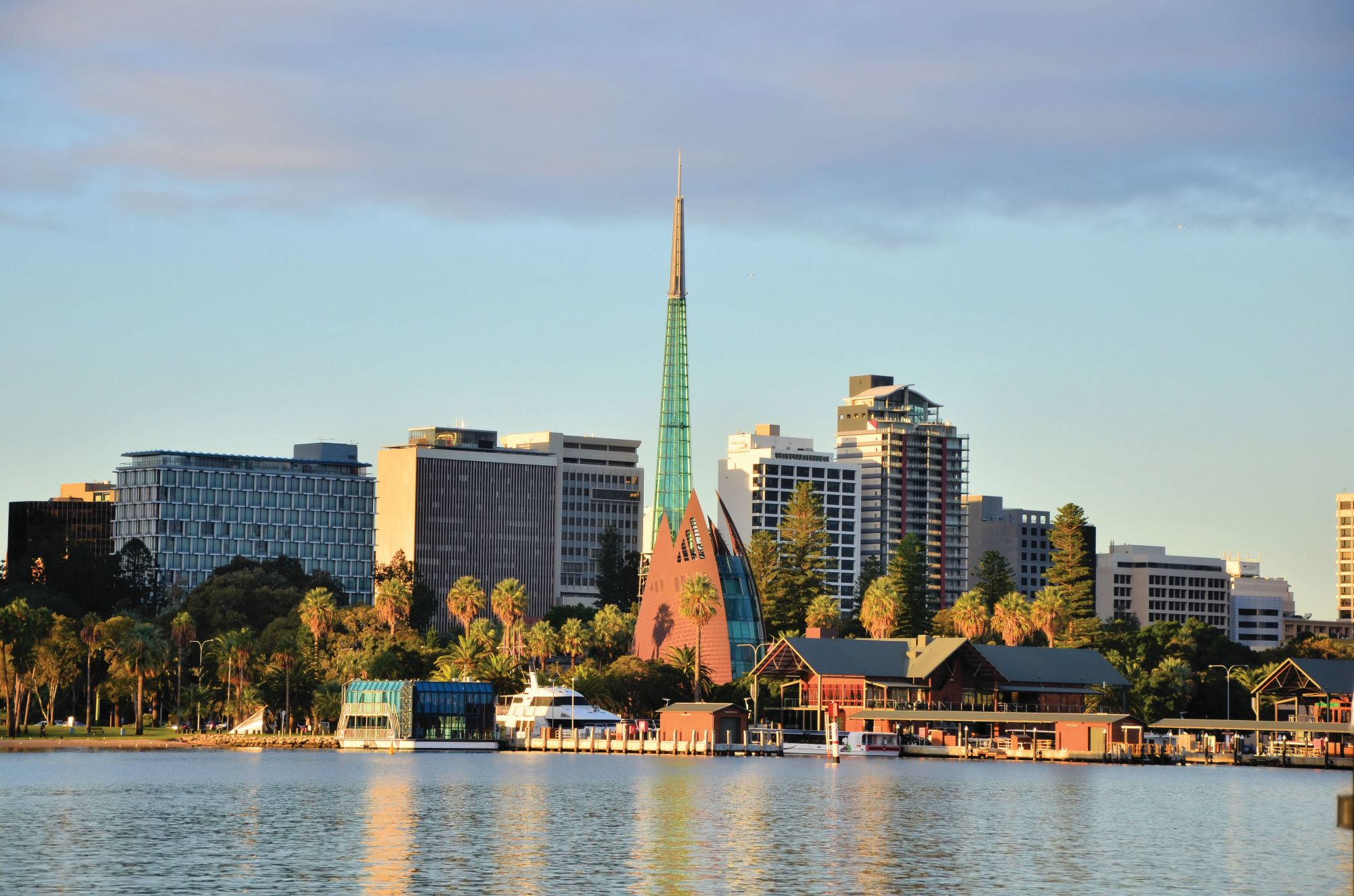 Perth City Centre From Swan River