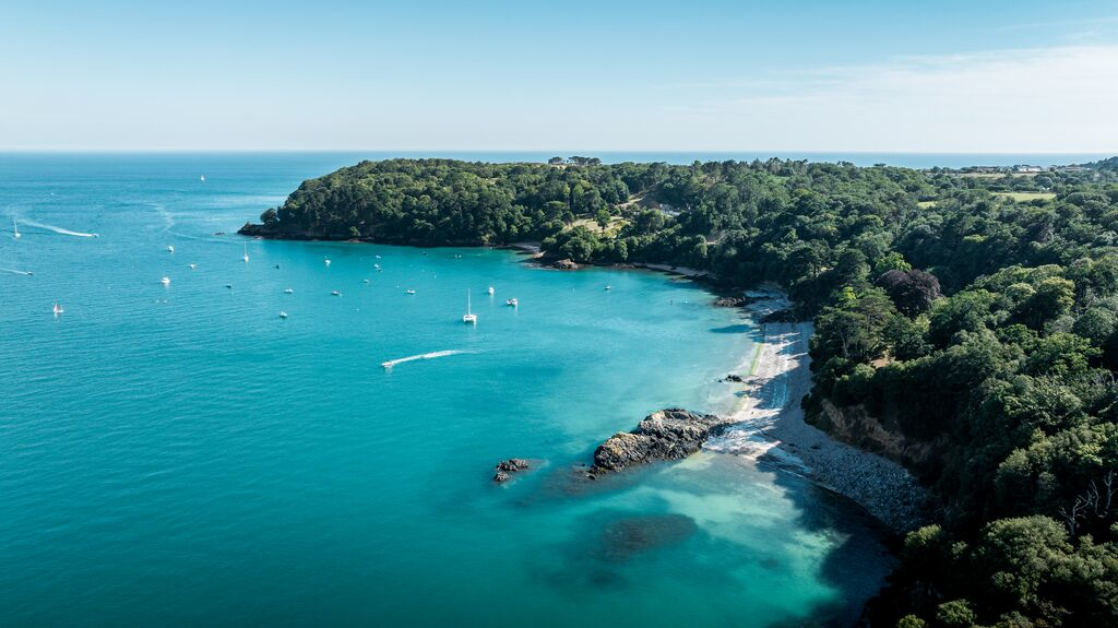 St Aubin's Bay coastline