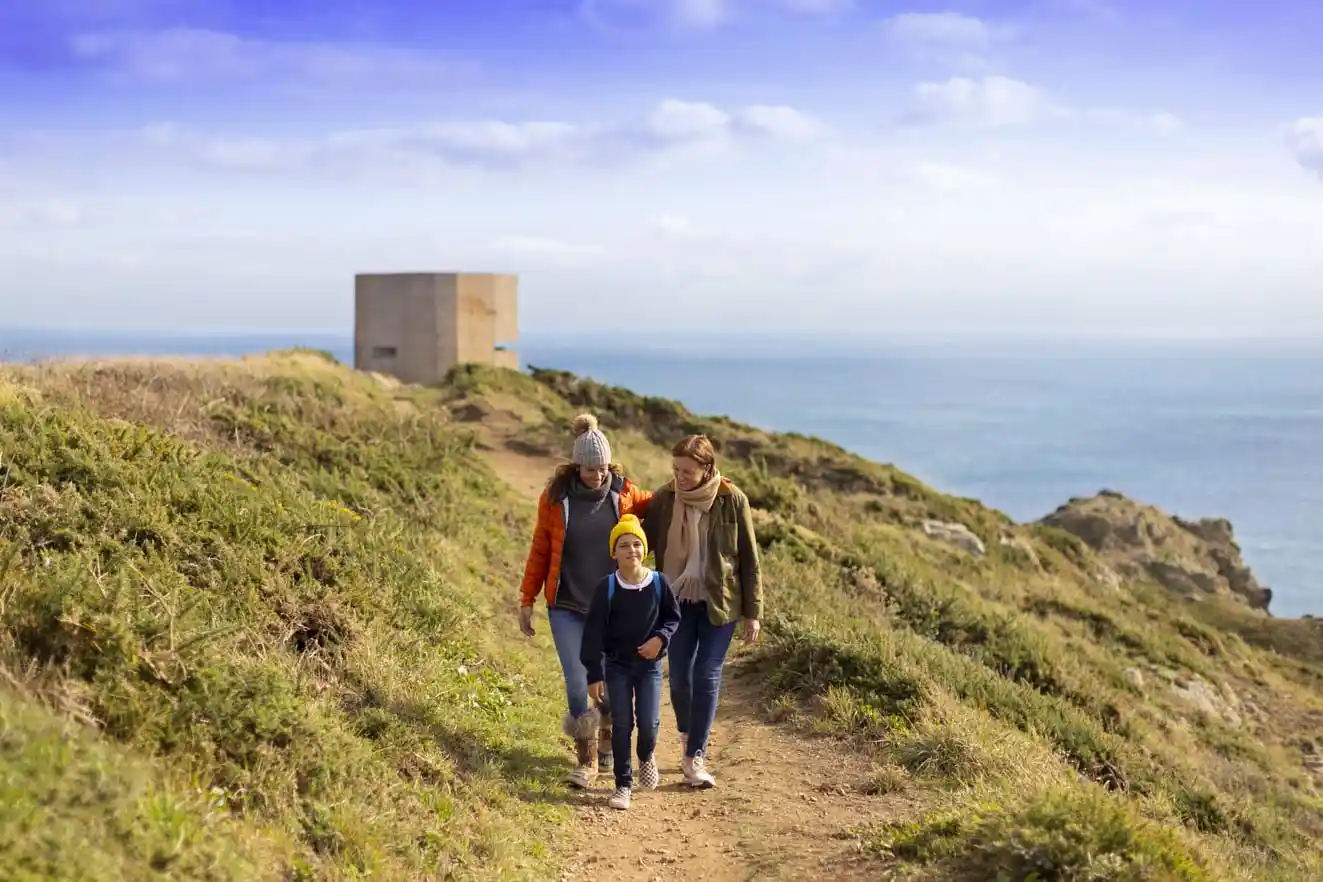 Walking trail in Jersey