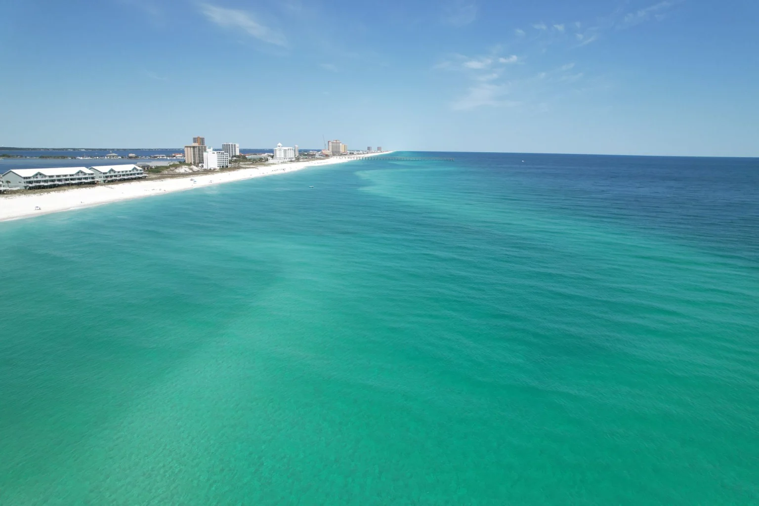 Pensacola aerial beach