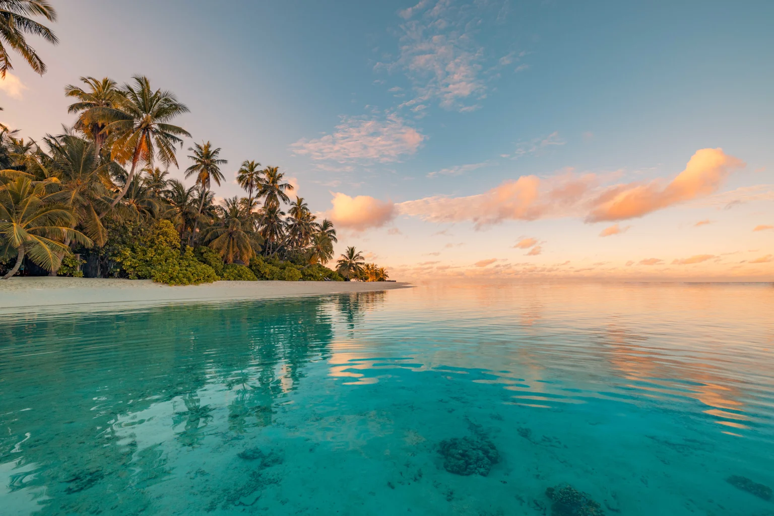 Maldives beach.
