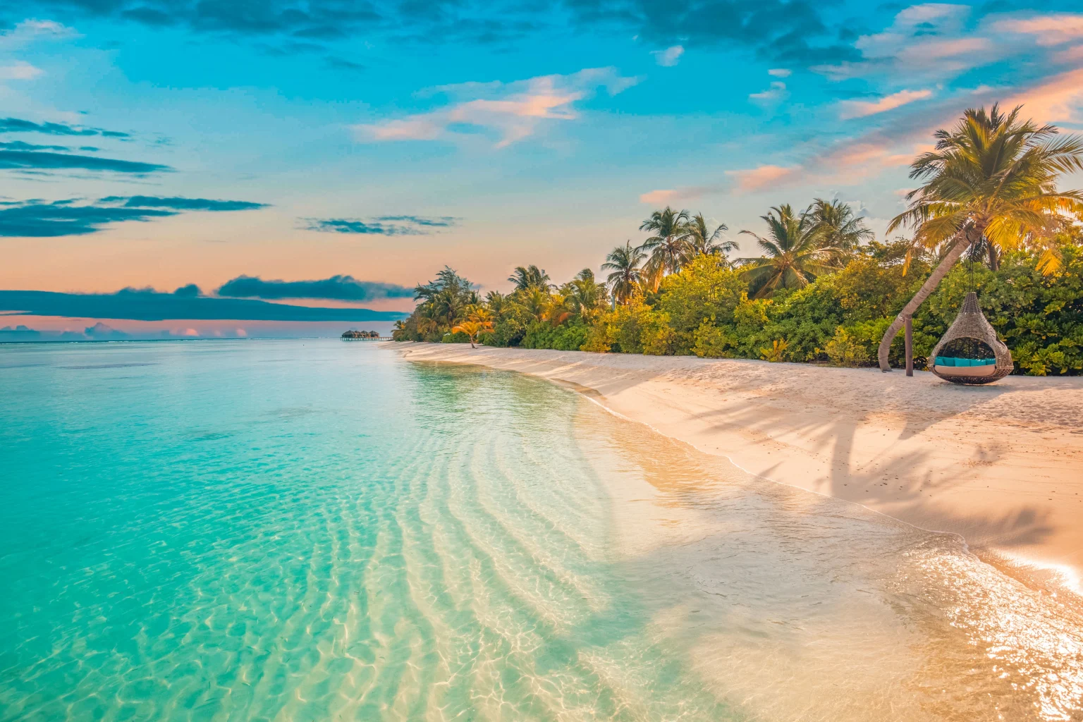 Maldives beach.