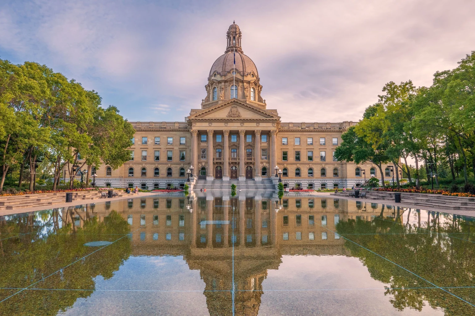 Alberta Legislature Building.