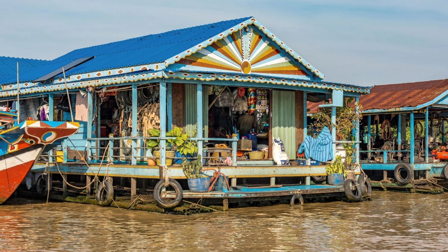 Kampong Chhnang floating village
