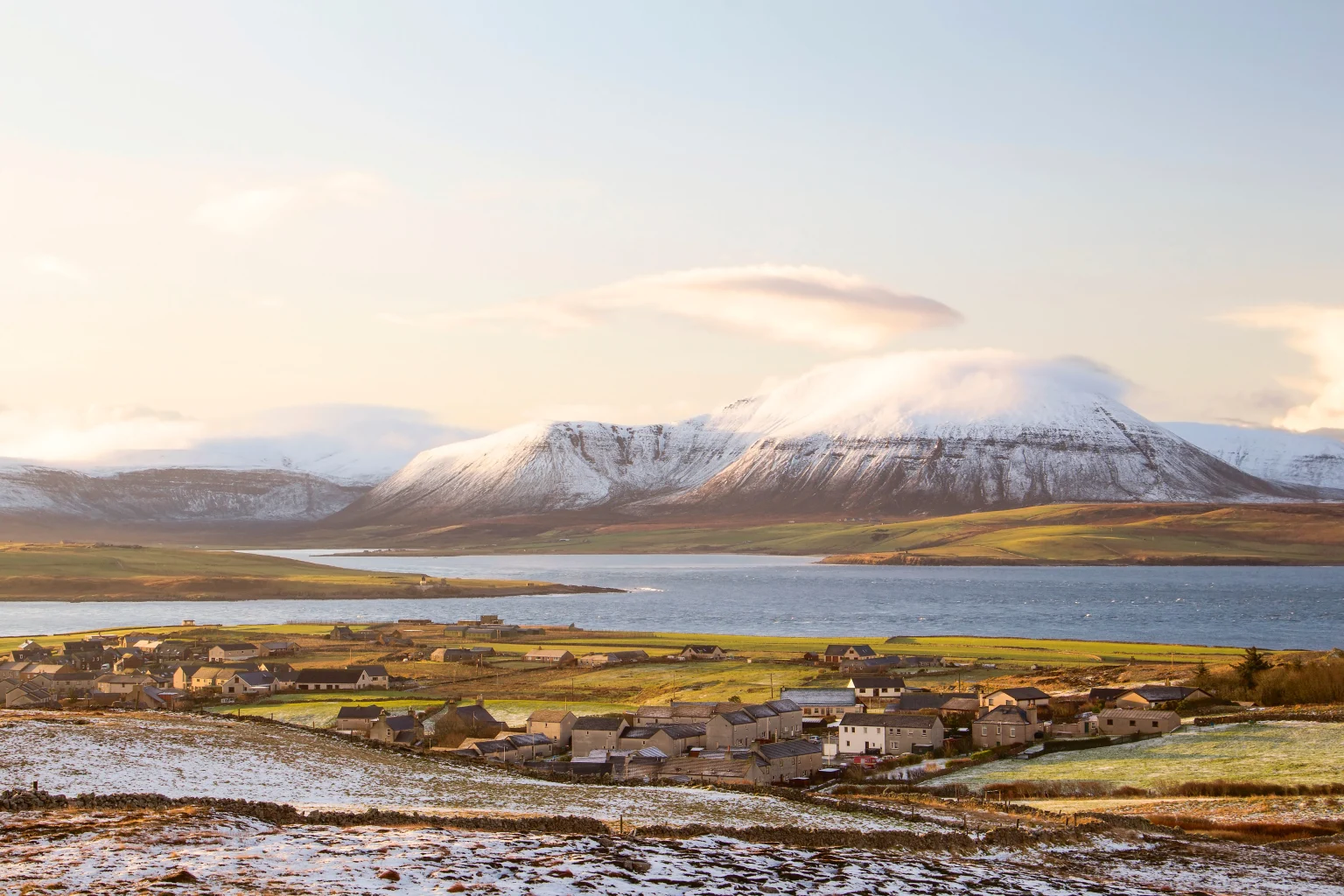 Orkney islands and town of Stromness