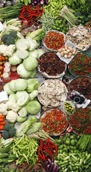 Siti Khadijah Central Market in Kota Bahru, Malaysia