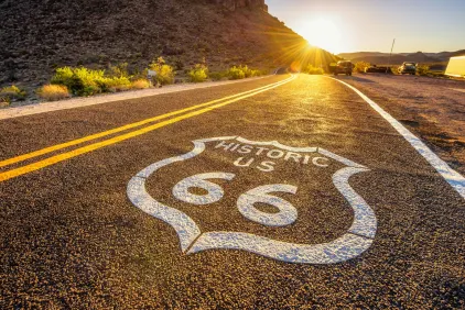Route 66 Mojave Desert