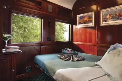 Rovos Rail - Pullman suite bed