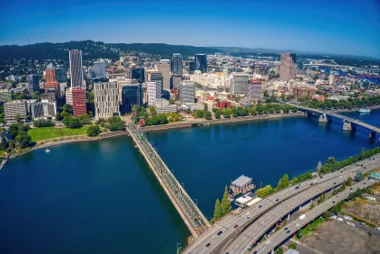 Aerial View of Portland