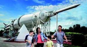 Kennedy Space Centre with transportation