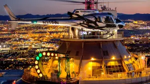 Las Vegas Strip Highlights Night Flight