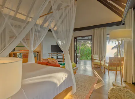 OZEN LIFE MAADHOO Earth Villa with Pool Bedroom View