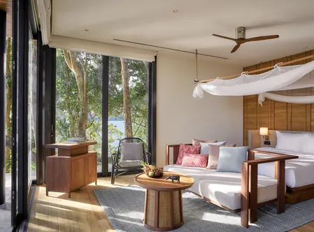 Six Senses Krabey IslandOcean pool villa bedroom