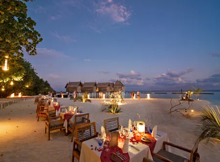 Constance moofushi maldives  alizee restaurant