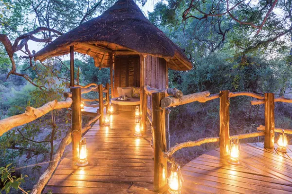 Makalali Private Game LodgeRiver LodgeDeck