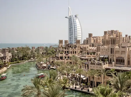 Madinat Jumeirah Al Qasr Resort view