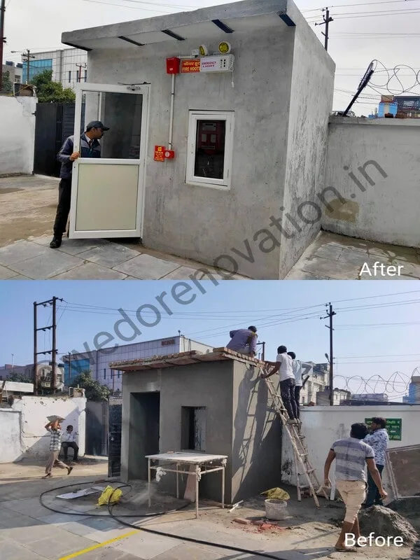 Construction work in Noida