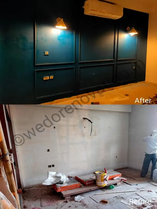 Royale paint contractor Wooden panelling