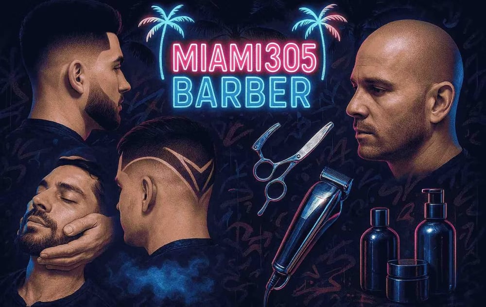 Miami 305 Barber logo