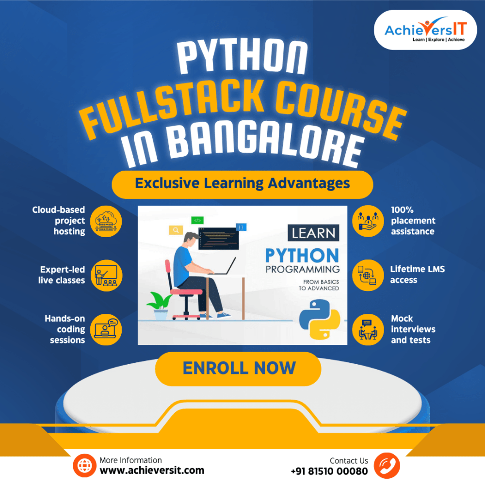 Python Course Training Institute in Bangalore - AchieversIT logo