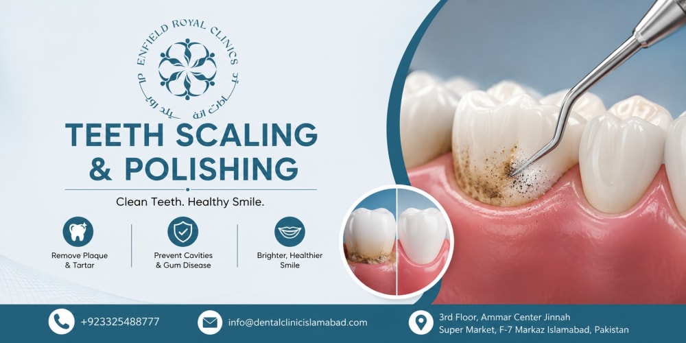 Teeth Scaling and Polishing in Islamabad logo
