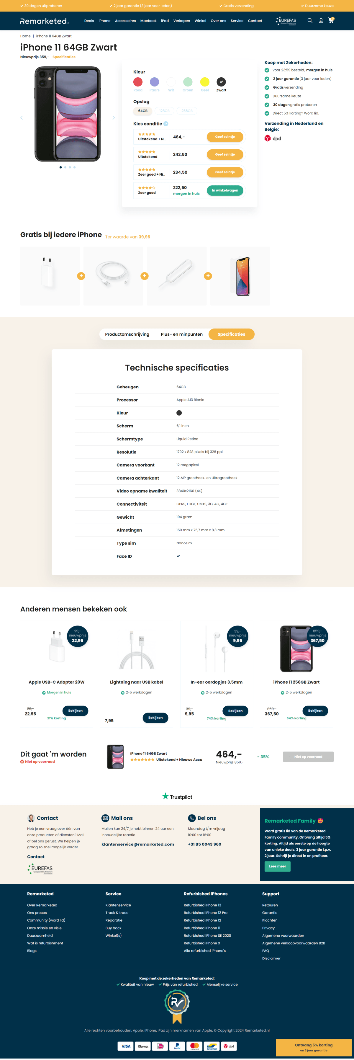 Product View Page