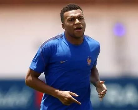 Kylian Mbappé with the France national team during the 2026 international season