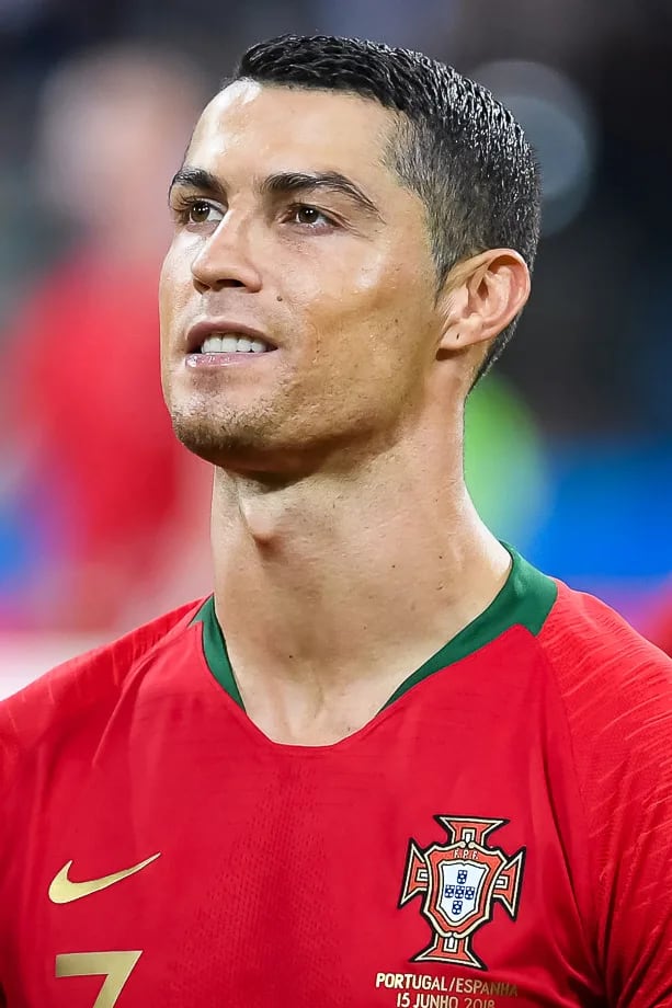 Ronaldo representing Portugal