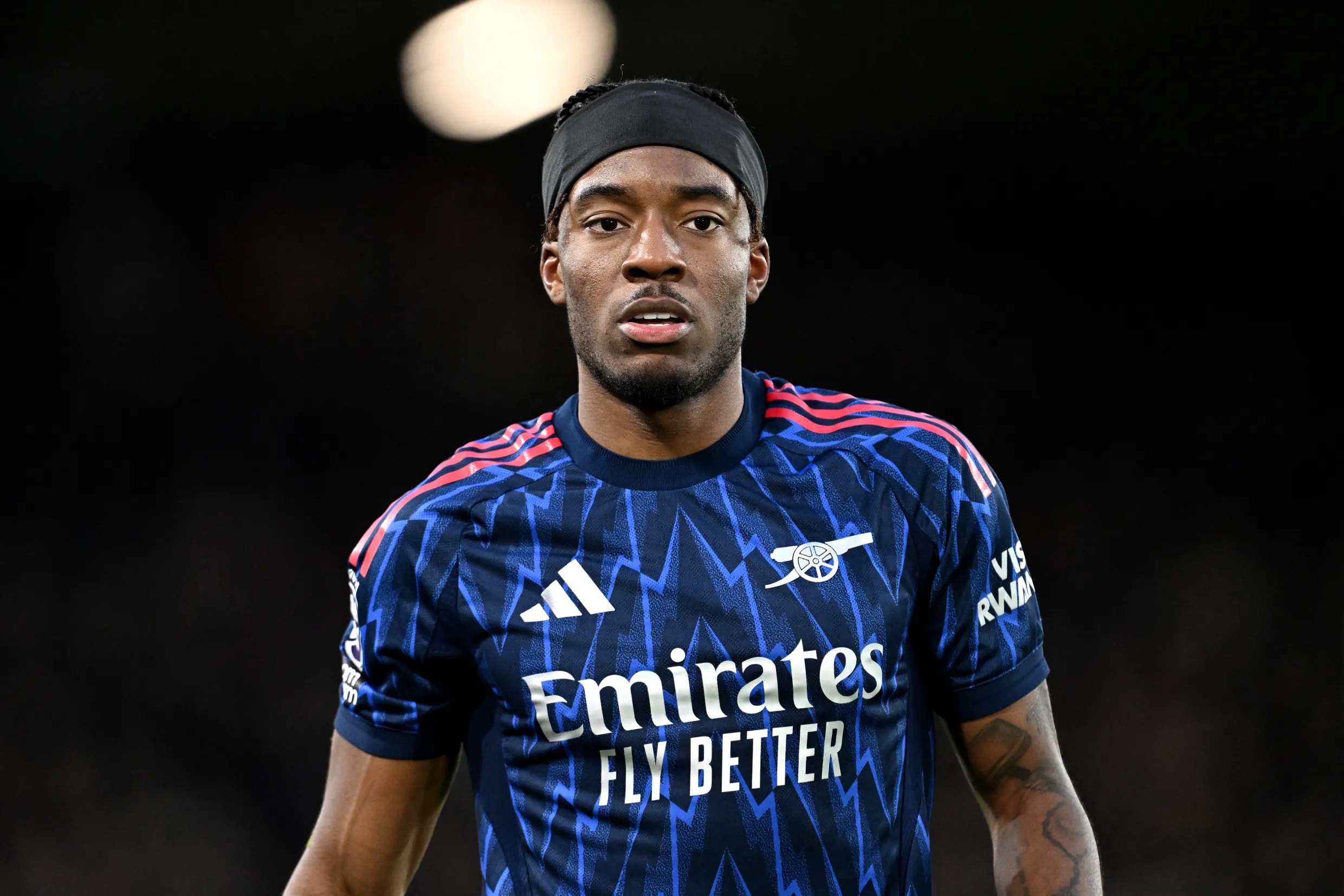 Noni Madueke in action for Arsenal amid Atlético Madrid and Juventus transfer interest