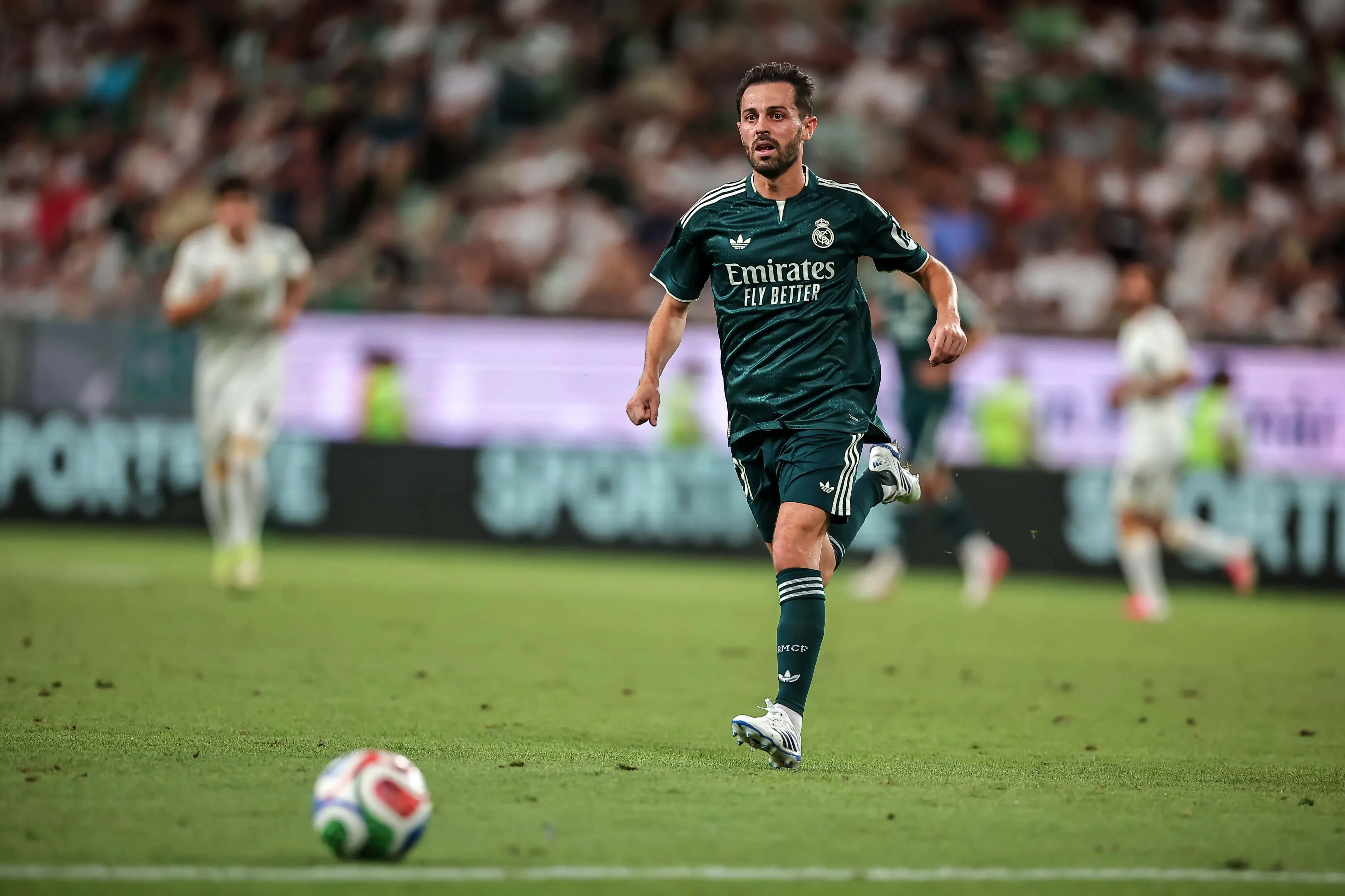 Bernardo Silva in action for Real Madrid — the Portuguese playmaker has been benched by Jose Mourinho and dropped by Portugal