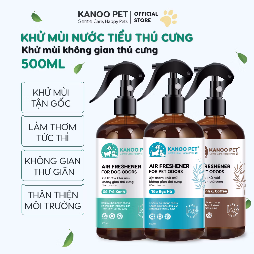 Khử mùi nước tiểu, mùi hôi thú cưng Kanoo Pet