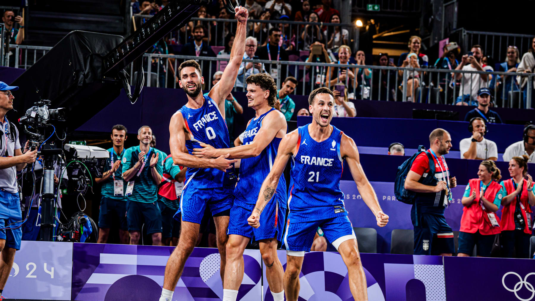 Men's Basketball 3x3 semifinals locked in at Paris 2024 Olympics
