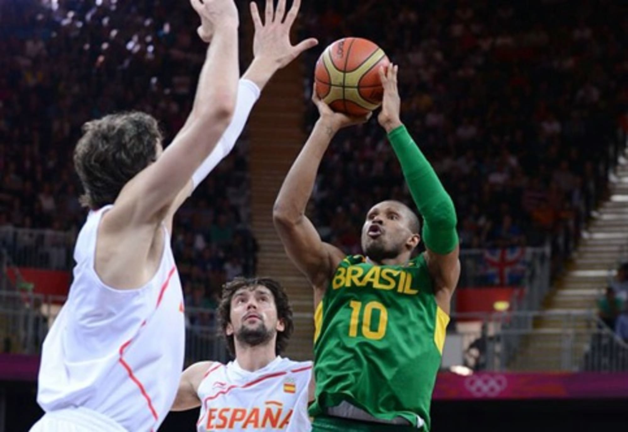 OLYM - Brazil beat Spain, face Argentina in Quarters | FIBA.basketball
