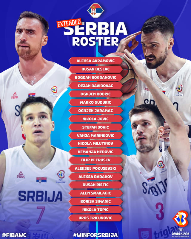 Serbia roster basketball 2019 hotsell