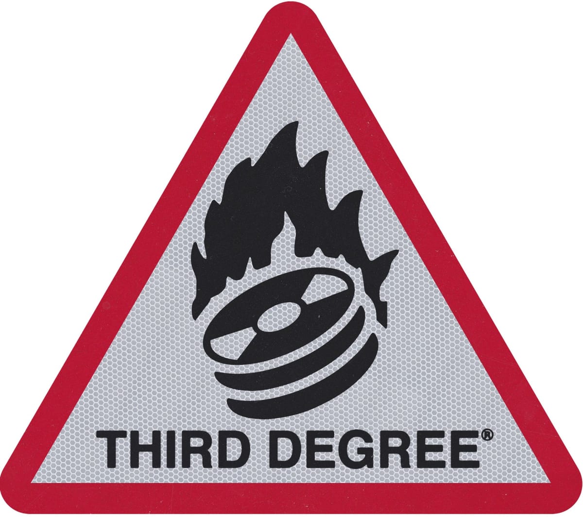 third degree hazmat triangular sign